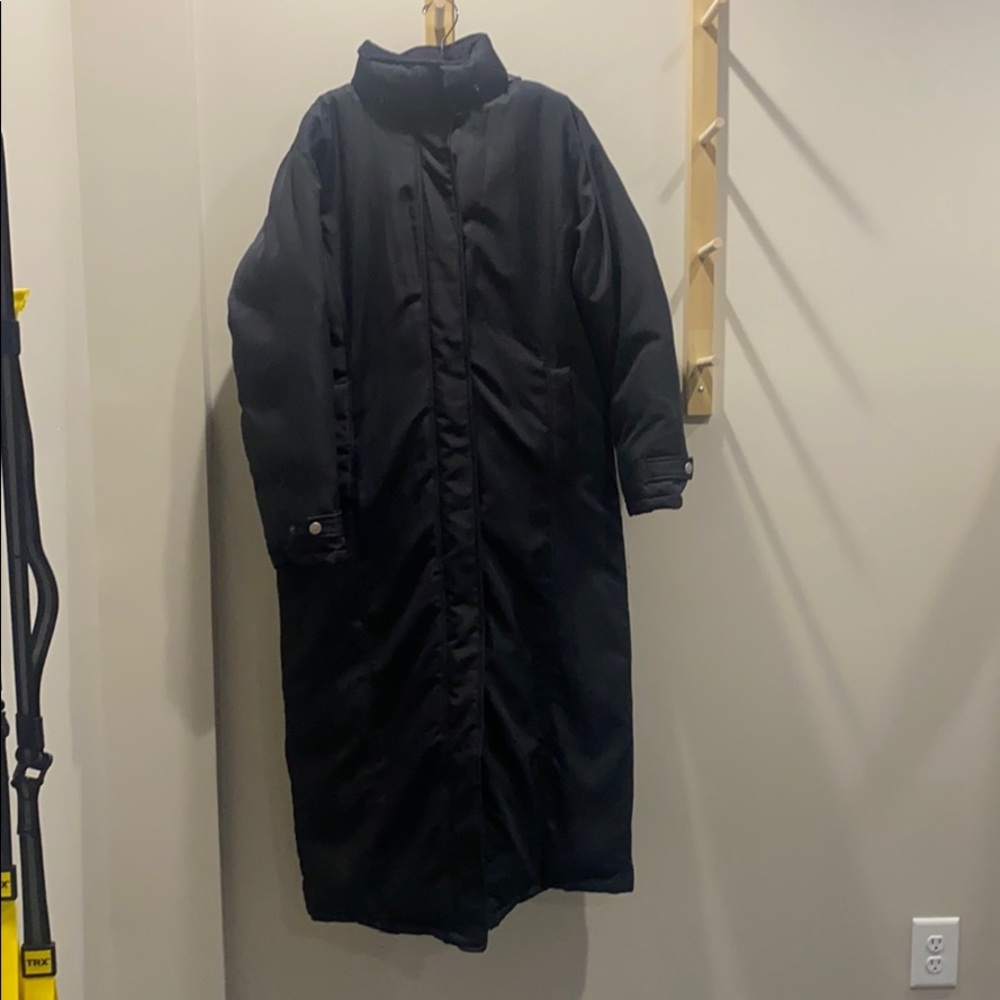 Eddie Bauer full length down jacket TALL L